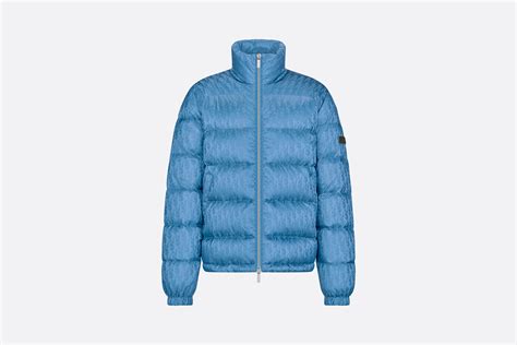 dior down jacke|Dior oblique light blue jacket.